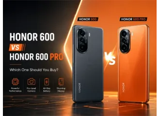 Honor 600 vs Honor 600 Pro – Is the Pro Worth Paying More?